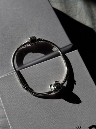 Charm Oso Panda Pandora Plata