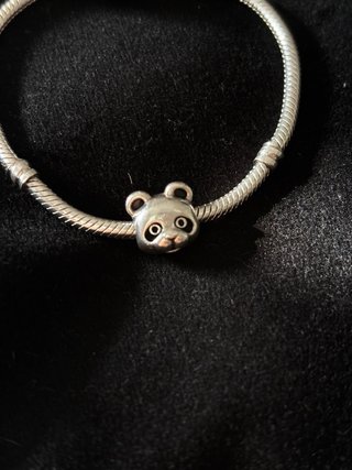 Charm Oso Panda Pandora Plata