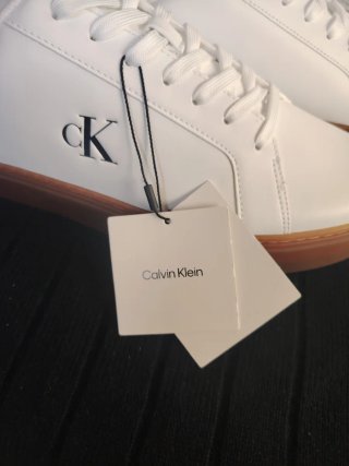 Zapatillas Calvin Klein Blancas y Marrones