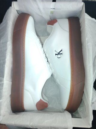 Zapatillas Calvin Klein Blancas y Marrones