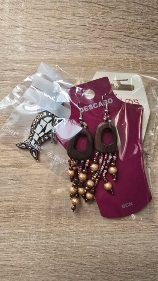 Pack Bisutería Boho Chic: 2 Pendientes + Collar
