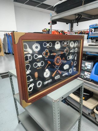 Cuadro de nudos marineros madera