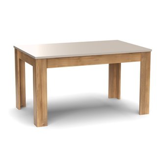 Mesa comedor extensible corfu 140 a 200 cm nuev