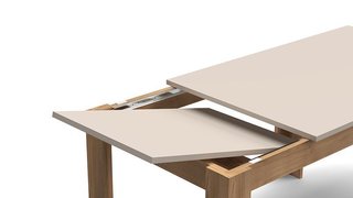 Mesa comedor extensible corfu 140 a 200 cm nuev