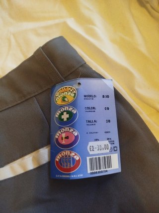 Pantalón de trabajo gris