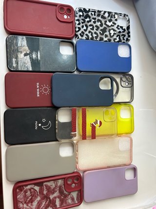 Lote Fundas iPhone 12 Mini Variadas