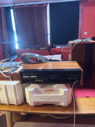Tocadiscos + Amplificador Radio + Altavoces