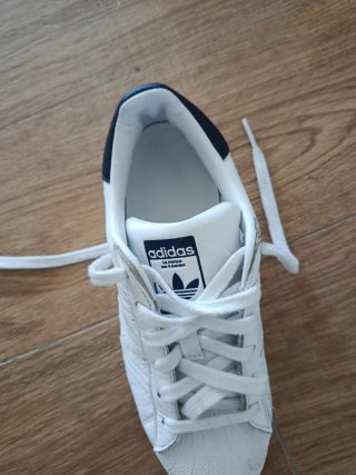 Tenis Adidas Superstar Blancos y Azules
