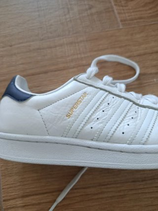 Tenis Adidas Superstar Blancos y Azules