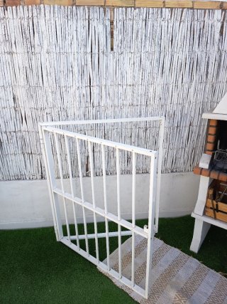 3 Rejas de aluminio blancas
