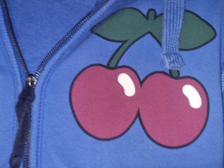 Sudadera Pacha Ibiza Azul con Cerezas