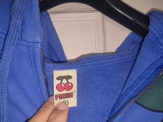 Sudadera Pacha Ibiza Azul con Cerezas