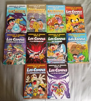 10 Libros de Los Compás. 100€ por todos o 10€/u