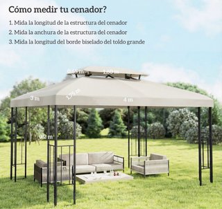 Toldo de repuesto para carpa