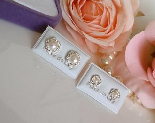 2 pares pendientes plata de ley