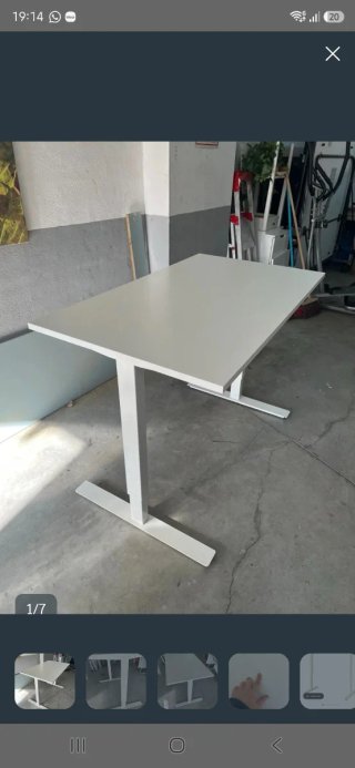 Escritorio elevable Ikea Trotten
