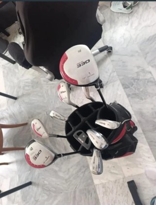Set de palos de golf con mochila