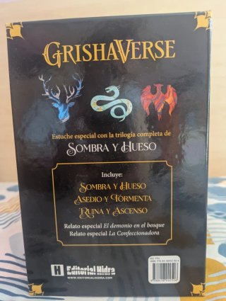 Estuche trilogía Sombra y hueso + relatos