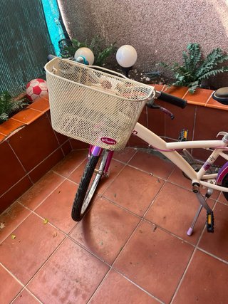 Bicicleta niña con cesta