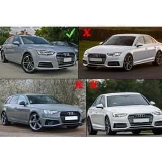 Añadido Spoiler Lip delantero para Audi A4 B9 2016
