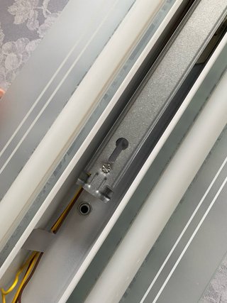 Lámpara de techo moderna cristal y plástico