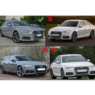 Añadido Spoiler Lip delantero para Audi A4 B9 2016