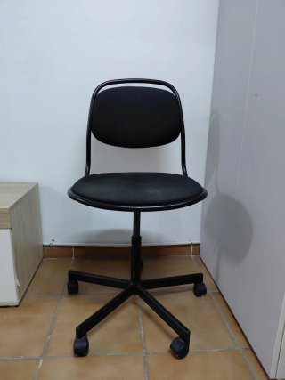 Silla de escritorio Ikea negra