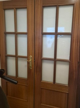 ​Puerta doble de salón abatible