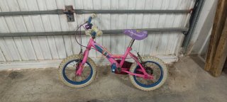 Bicicleta infantil rosa