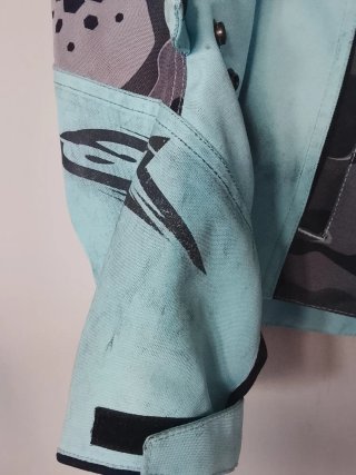 Chaqueta Moto Alpinestars Camuflaje Azul