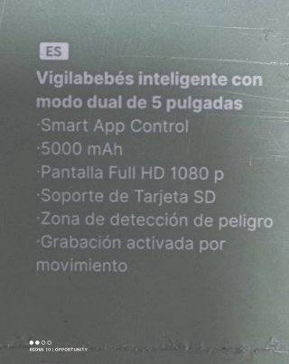 Monitor Bebé Momcozy 5 Dual-Mode BM04