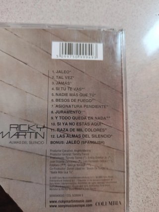 Lote 5 CDs Ricky Martin Latino