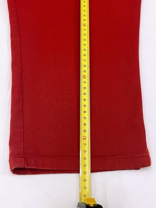 Pantalón pirata vintage rojo