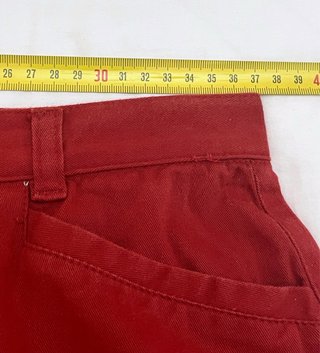 Pantalón pirata vintage rojo