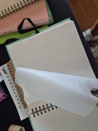 Álbum scrapbook decorado