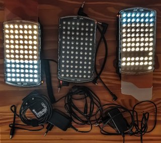 Pack 3 Focos LED Manfrotto Cámara