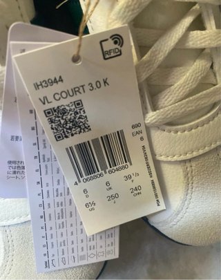 Zapatillas Adidas VL Court 3.0 Blancas y Verdes