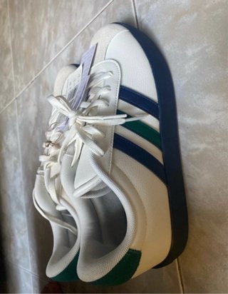 Zapatillas Adidas VL Court 3.0 Blancas y Verdes