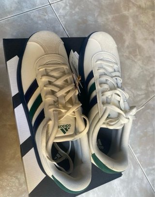 Zapatillas Adidas VL Court 3.0 Blancas y Verdes