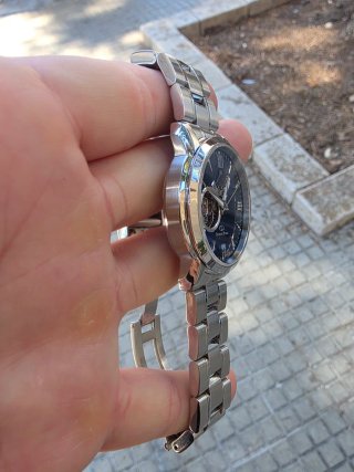 Orient Star Reloj Azul y Plateado