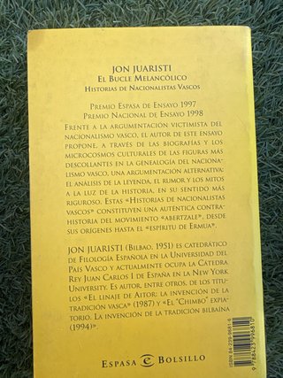 Libros sobre ETA y Nacionalismo vasco