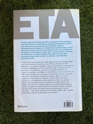 Libros sobre ETA y Nacionalismo vasco
