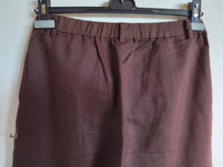 Pantalón ancho "Adolfo Dominguez" marrón. Versátil