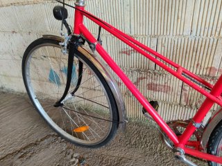 Bicicleta Paseo Mujer Roja