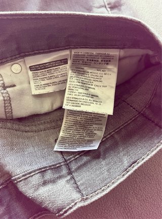 Levi's shorts Vaqueros Vintage Hombre Gris W32/M