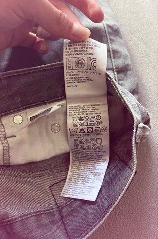 Levi's shorts Vaqueros Vintage Hombre Gris W32/M