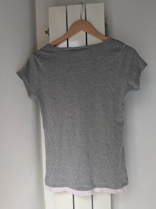 Camiseta gris Champion doble capa talla M