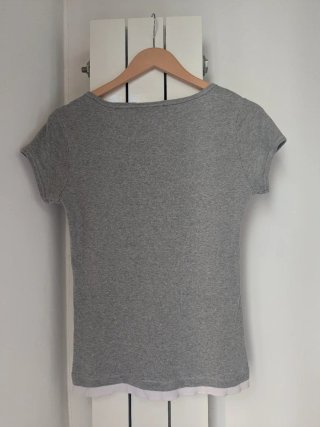 Camiseta gris Champion doble capa talla M