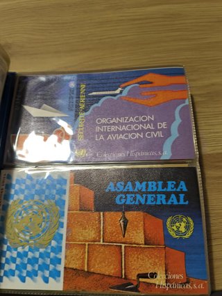 2 Álbumes Sobres Primer Día FDC ONU