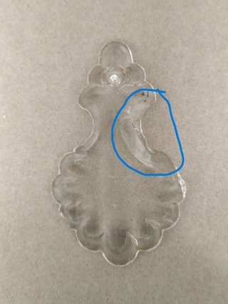 Prisma di cristallo per lampadario